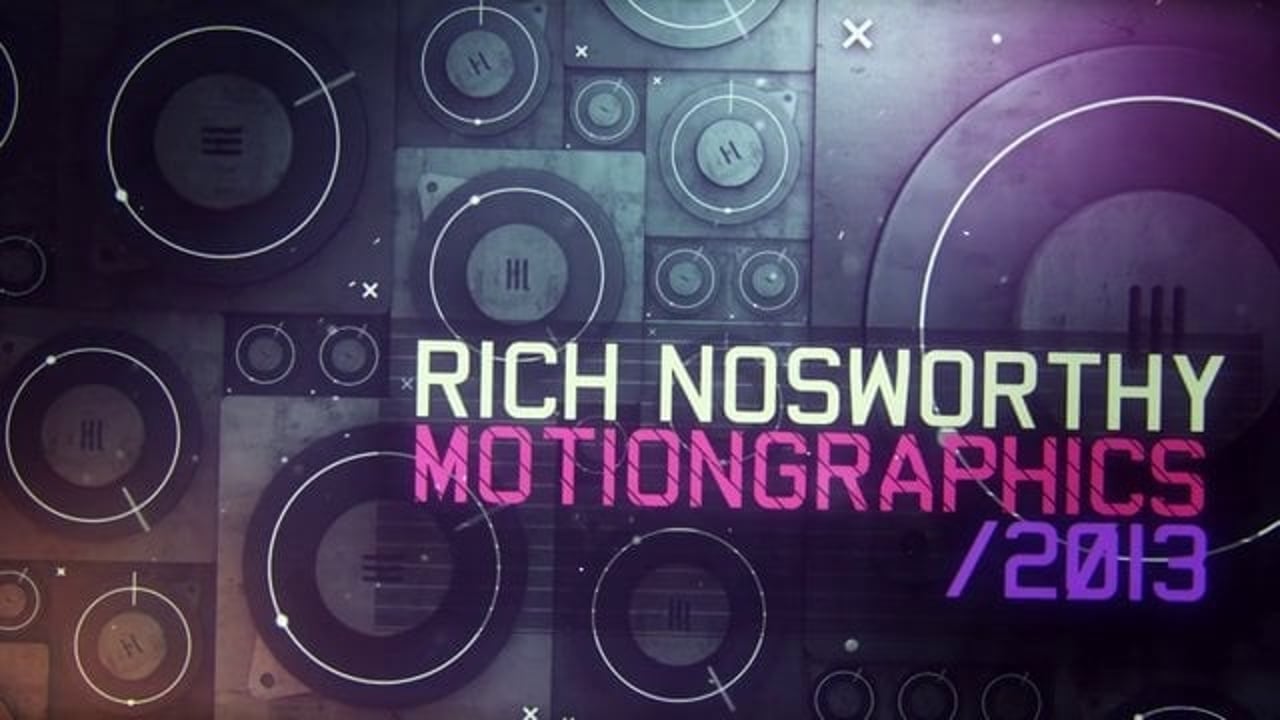 Thumbnail for "Motion Graphics Reel 2013"
