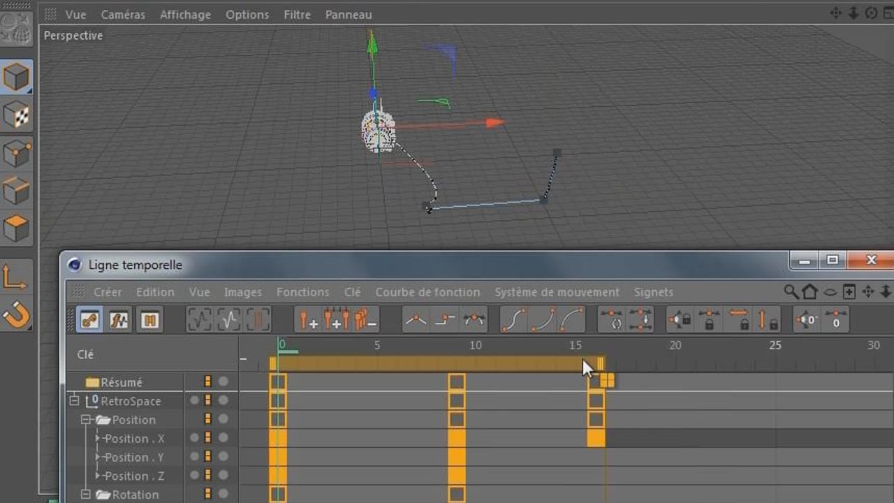 Vignette de « Cinema 4D 16/16 : L'animation »