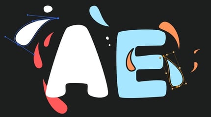 Flying Tears - Create flying drops with simple 2D vector animation