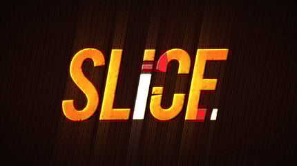 Textual Slice - Animation typographique par découpage