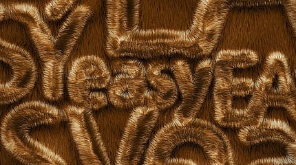 Hair Morphing - Typographie poilue