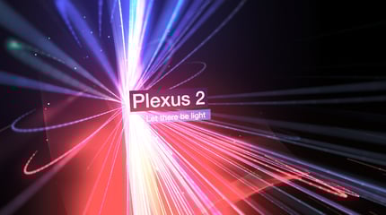 Lignes 3D lumineuses et organiques avec Plexus 2