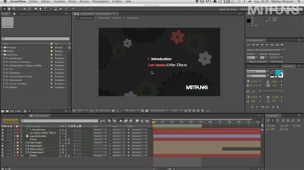 Apprendre les bases d'After Effects