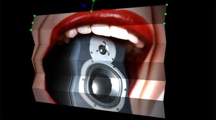 Accordeon en 3D avec vos vidéos